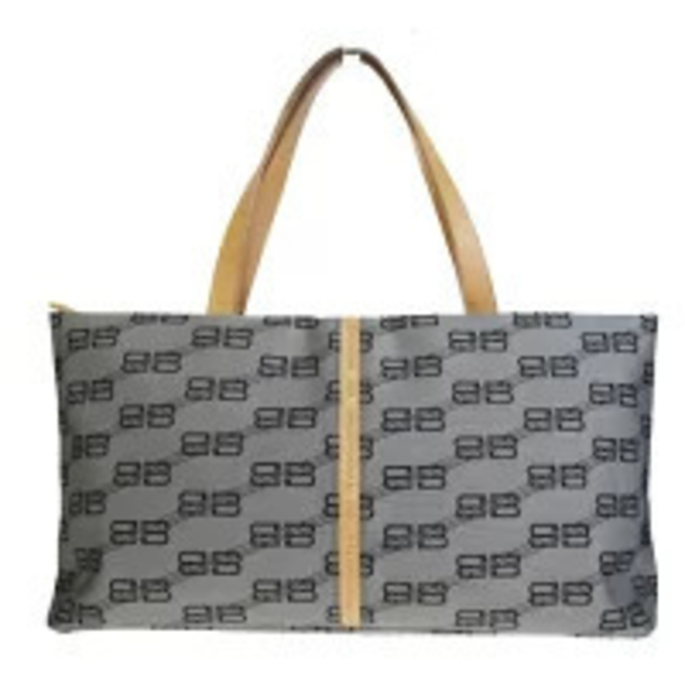 Balenciaga Handbag Tote Gray Brown Leather